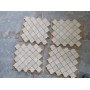 Crema Marfil Polished Lantern Mosaic